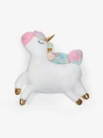 White Light Up Unicorn Cushion - Image 4