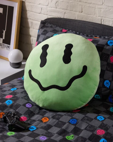 Neon Face Large Super Soft Squidge Cushion