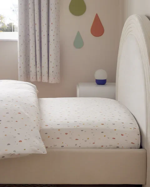 Terrazzo Printed Fitted Sheet