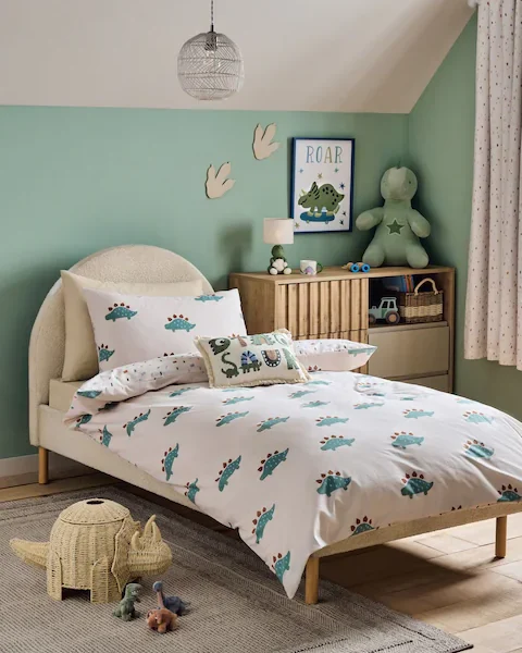 Tufted Faces Duvet Cover and Pillowcase Set