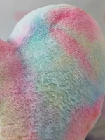 Multi Ombre Rainbow Heart Cushion - Image 3
